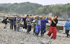 Fishermen in disaster-hit Miyako