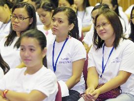 Philippine nurses complete pre-training in Japanese language