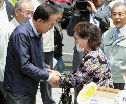 S. Korean president visits disaster-hit region