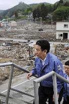 Japan spokesman Edano in disaster area