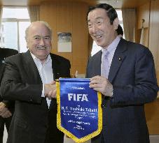 FIFA head in Japan