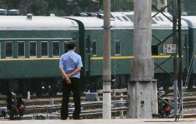 Kim Jong Il leaves Beijing