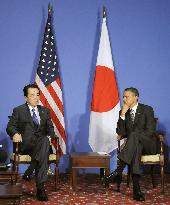 Kan, Obama meet in France