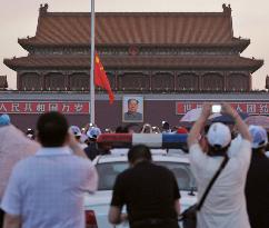22nd anniv. of Tiananmen Square in Beijing