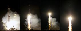 Russian Soyuz lifts off for ISS