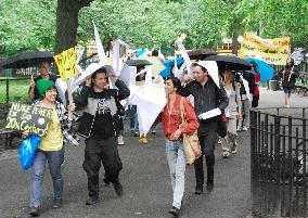Antinuclear protest in NYC