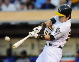 Athletics' Matsui homers against Royals