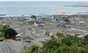 Tsunami-devastated area in Ishinomaki