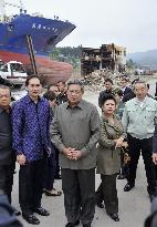 Indonesia's Yudhoyono in disaster-hit area