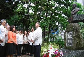Filipinos celebrate national hero who briefly visited Japan