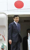 Japan Crown prince leaves for Germany