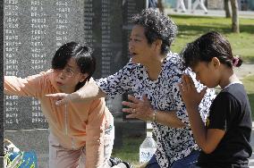 Okinawa marks 66th anniversary of WWII battle's end