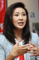 Thailand's first female prime ministerial candidate Yingluck Shinawatra