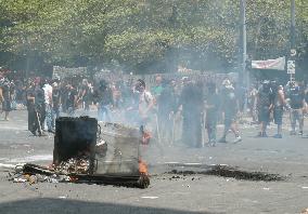 Greek demonstration