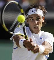 Nadal advances to Wimbledon final
