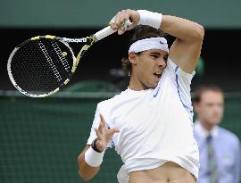 Nadal loses at Wimbledon final