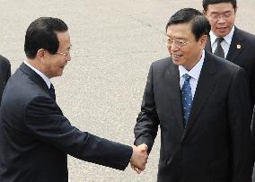 China vice premier in N. Korea