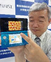 3-D images of atoms on Nintendo 3DS