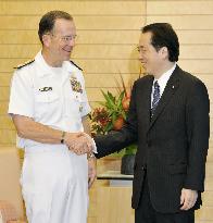 Mullen meets Japanese Prime Minister Kan