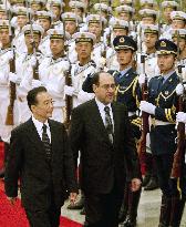 Iraq premier in China