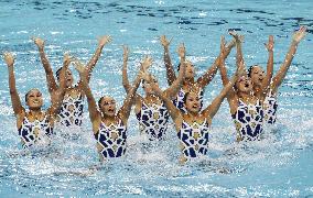 Japanese synchronized swimming team