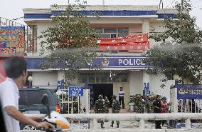 Police station in Hotan