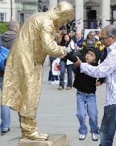 Trafalgar Square in London
