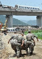 Train collision in China