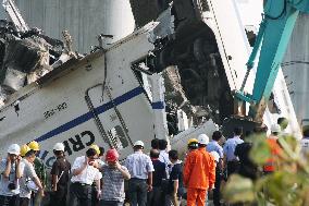 Bullet train collision in China