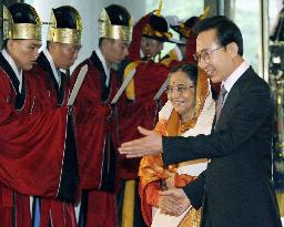 S. Korean, Indian presidents