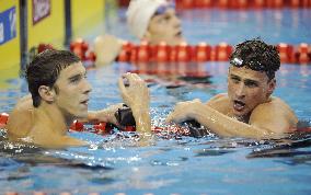 Lochte and Phelps in 200 freestyle