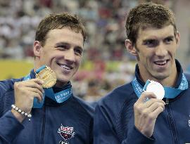 Lochte and Phelps in 200 freestyle