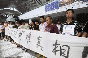 Train accident in China