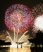 Fireworks in Miyajima