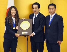 Nadeshiko Japan gets gov't honor