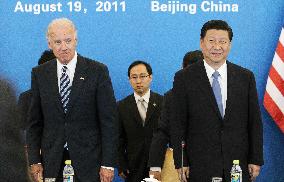 U.S. Vice Pres. Biden in China