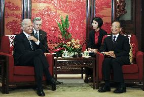 U.S. Vice Pres. Biden in China