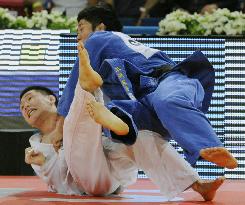 Japan's Hiraoka advances to final at judo c'ships