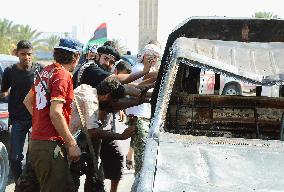 Libyan rebel forces in Tripoli