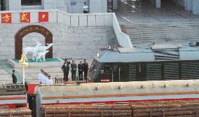 Kim Jong Il's train arrives in China
