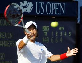 Japan's Soeda at U.S. Open tennis