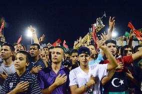 Victory celebration in Tripoli
