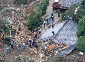 Search for missing after typhoon