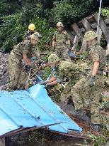 SDF members in mudslide-hit Nara Pref.