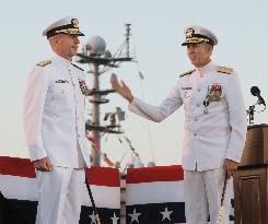 U.S. 7th Fleet change of command ceremony