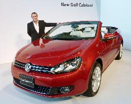 Volkswagen launching new Golf Cabriolet in Japan