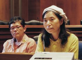Japanese antinuclear citizens groups on Capitol Hill