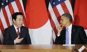 Noda tells Obama Japan-U.S. alliance at core of diplomacy