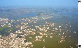 Flood in southern Pakistan