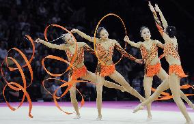 Japanese rhythmic team qualifies for London Olympics